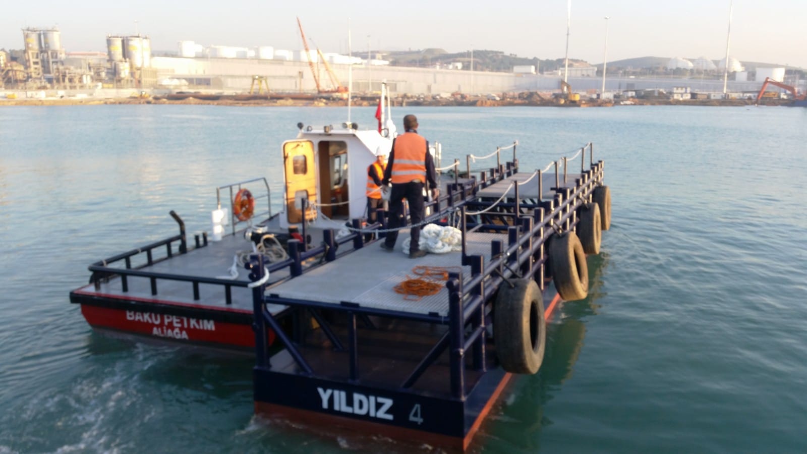 Floating piers AY and YILDIZ for Petkim Aliağa Port 14